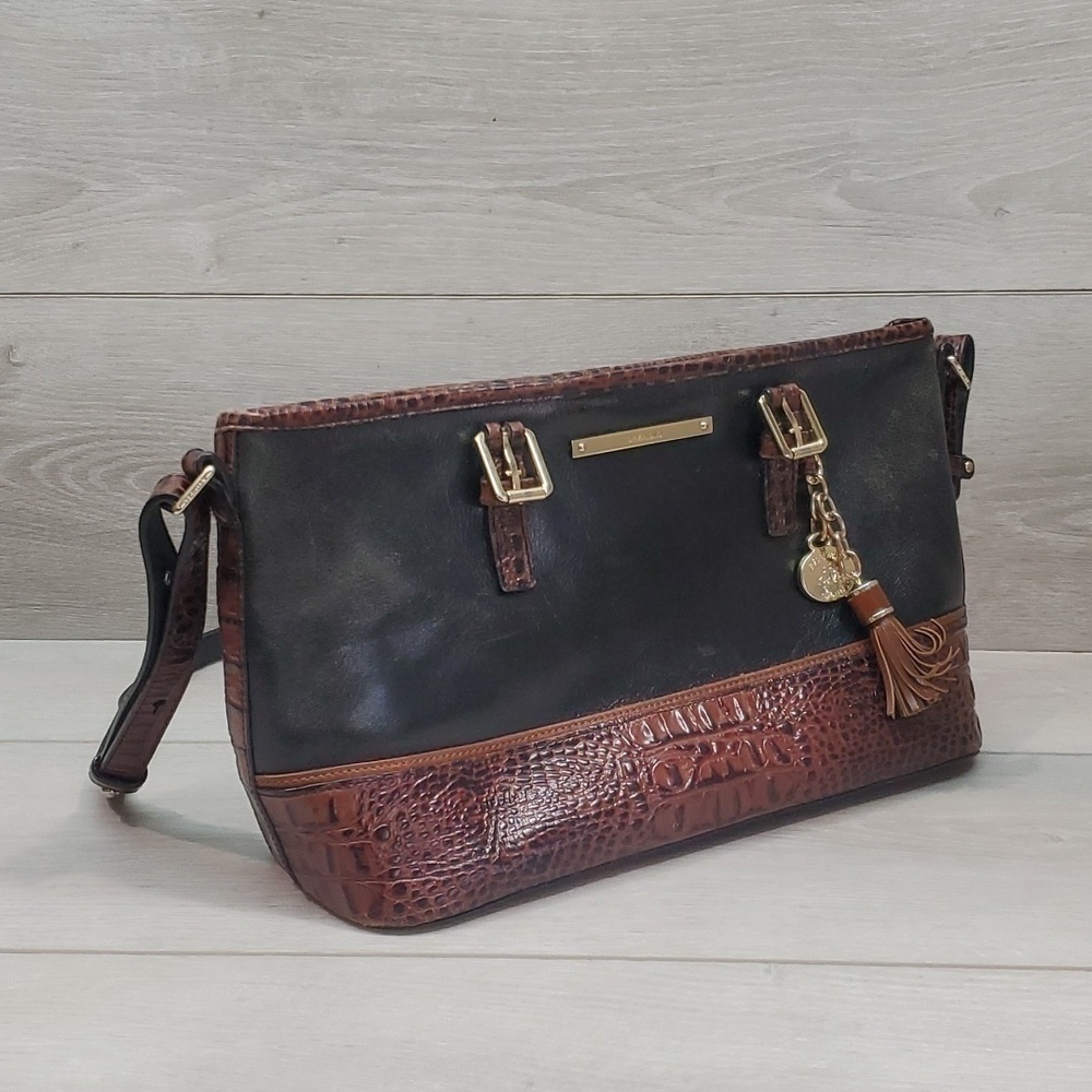 Brahmin Womens Crossbody Leather Bag